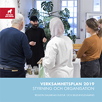 Omslag av Verksamhetsplan 2019 ‑ styrning och organisation