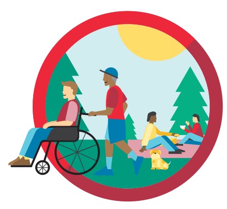 Illustration N&auml;ra till h&auml;lsa