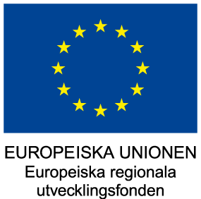 Logotyp f&ouml;r Europeiska regionala utvecklingsfonden